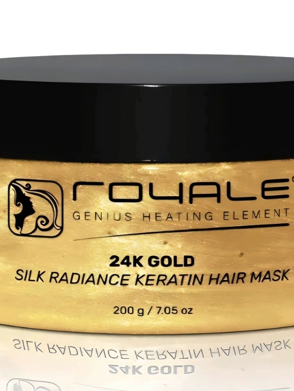 Royale 24K Gold Silk Radiance Keratin Hair Mask - Gold